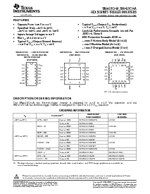 浏览型号SN74LVC14ADRG4的Datasheet PDF文件第1页