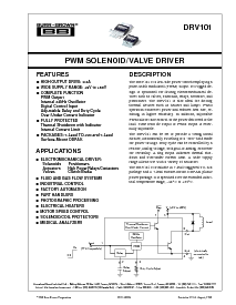 浏览型号DRV101的Datasheet PDF文件第1页