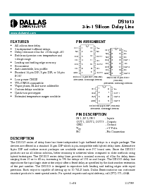 浏览型号DS1013-50的Datasheet PDF文件第1页