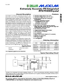 浏览型号DS3231的Datasheet PDF文件第1页