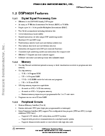 浏览型号DSP56824/D的Datasheet PDF文件第5页