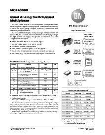 浏览型号MC14066BDTEL的Datasheet PDF文件第1页