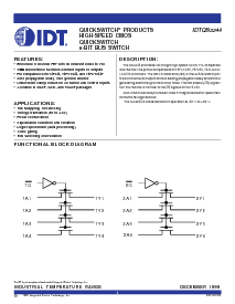 浏览型号IDTQS3244SO的Datasheet PDF文件第1页