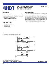 浏览型号IDTQS3383Q的Datasheet PDF文件第1页