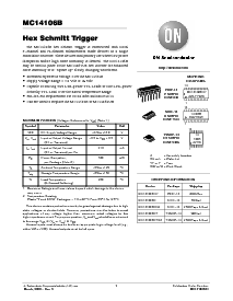 浏览型号MC14106BDTR2的Datasheet PDF文件第1页