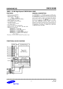 浏览型号K6R4008V1D-UI10的Datasheet PDF文件第3页