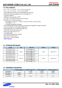 浏览型号K4H511638D-UC/LB0的Datasheet PDF文件第4页