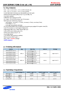 浏览型号K4H511638D-UCC的Datasheet PDF文件第4页