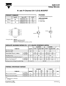 浏览型号Si4511DY-T1的Datasheet PDF文件第1页