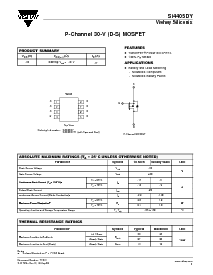 浏览型号SI4405DY-T1的Datasheet PDF文件第1页