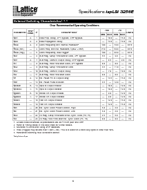 浏览型号ispLSI3256E-100LB320的Datasheet PDF文件第6页