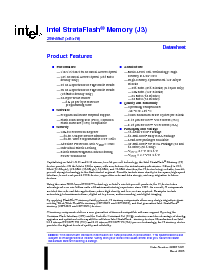 浏览型号E28F640J3A-110的Datasheet PDF文件第1页
