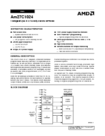 浏览型号Am27C1024-120DE5B的Datasheet PDF文件第1页
