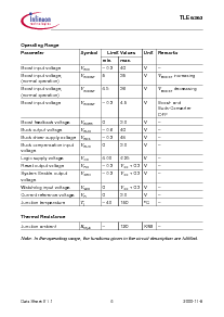 浏览型号TLE6363的Datasheet PDF文件第6页