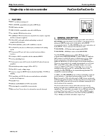 浏览型号P80C557E6EBB的Datasheet PDF文件第2页
