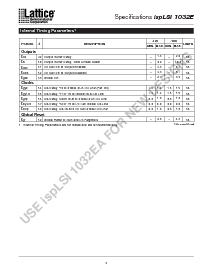 浏览型号ispLSI1032E-70LT的Datasheet PDF文件第9页