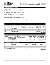 浏览型号ispLSI1032E-80LJ的Datasheet PDF文件第3页