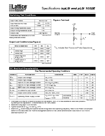 浏览型号ispLSI1032E-80LJ的Datasheet PDF文件第4页