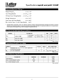 浏览型号ispLSI1032E-80LT的Datasheet PDF文件第3页