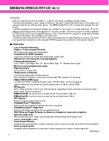 浏览型号MBM29LV651UE-90的Datasheet PDF文件第2页