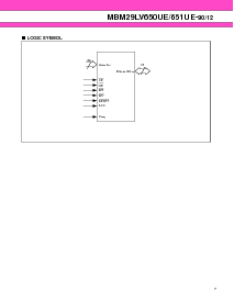 浏览型号MBM29LV651UE-90的Datasheet PDF文件第7页