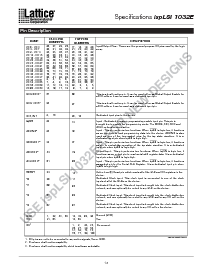 浏览型号ispLSI1032E-90LT的Datasheet PDF文件第13页