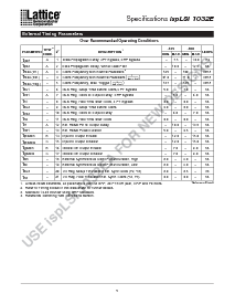 浏览型号ispLSI1032E-90LT的Datasheet PDF文件第5页