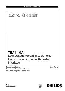 浏览型号TEA1110AT的Datasheet PDF文件第1页
