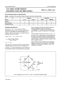 浏览型号TEA1112A的Datasheet PDF文件第9页