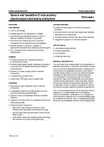 浏览型号TEA1099H的Datasheet PDF文件第2页