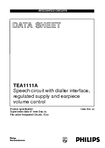 浏览型号TEA1111AT的Datasheet PDF文件第1页