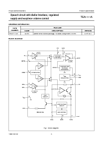 浏览型号TEA1111AT的Datasheet PDF文件第3页