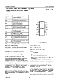 浏览型号TEA1111AT的Datasheet PDF文件第4页