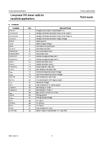 浏览型号TEA5768HL的Datasheet PDF文件第6页