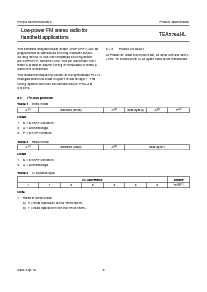 浏览型号TEA5768HL的Datasheet PDF文件第9页