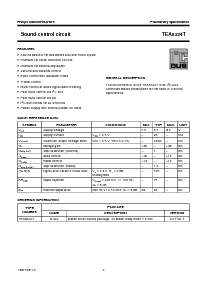 浏览型号TEA6324T的Datasheet PDF文件第2页