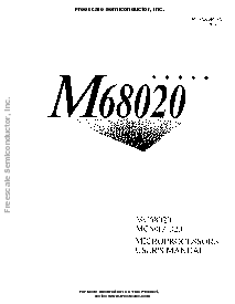 浏览型号MC68EC020FG25的Datasheet PDF文件第1页