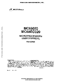 浏览型号MC68EC020FG25的Datasheet PDF文件第5页