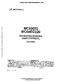 浏览型号MC68EC020FG16的Datasheet PDF文件第5页