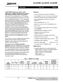 浏览型号ICL3245ECAZ的Datasheet PDF文件第1页