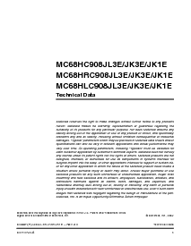 浏览型号MC68HC908JL3ECDW的Datasheet PDF文件第3页