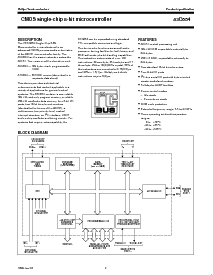 浏览型号P80C652EFPN的Datasheet PDF文件第2页