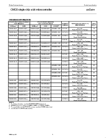 浏览型号P80C652EHPN的Datasheet PDF文件第5页