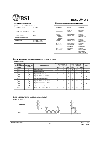 浏览型号BS62LV4006EIP70的Datasheet PDF文件第4页