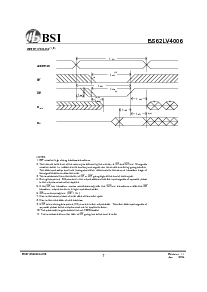 浏览型号BS62LV4006EIP70的Datasheet PDF文件第7页