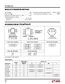 浏览型号LT1460EIS8-10的Datasheet PDF文件第2页