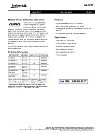 浏览型号EL1519CS的Datasheet PDF文件第1页