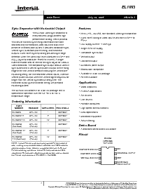 浏览型号EL1883ISZ-T7的Datasheet PDF文件第1页