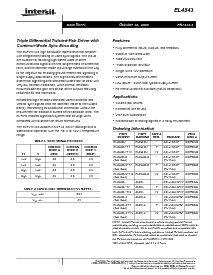浏览型号EL4543IUZ-T7的Datasheet PDF文件第1页