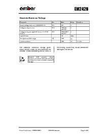 浏览型号EM2420DK的Datasheet PDF文件第8页